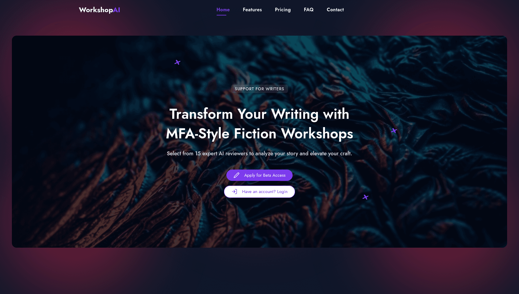 Workshop AI screenshot